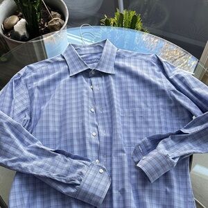 Blue Checkered Men's Shirt